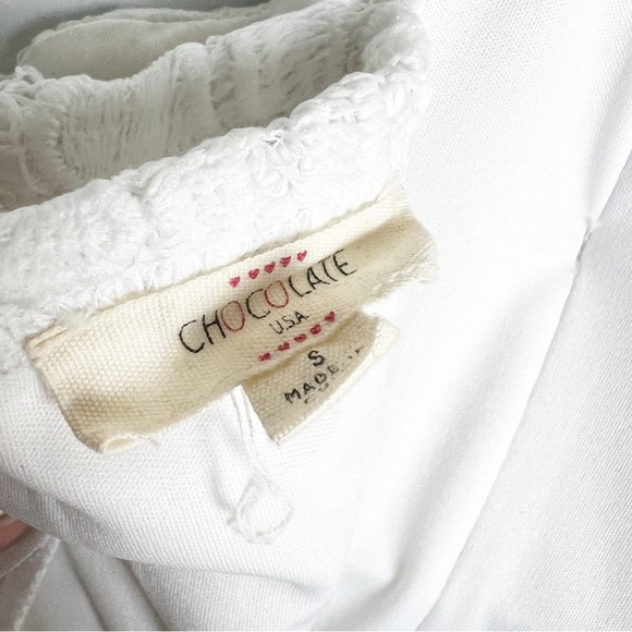 Chocolate - Pearl & Lace Two-Toned Dress - Sz. S - Picture 2 of 6